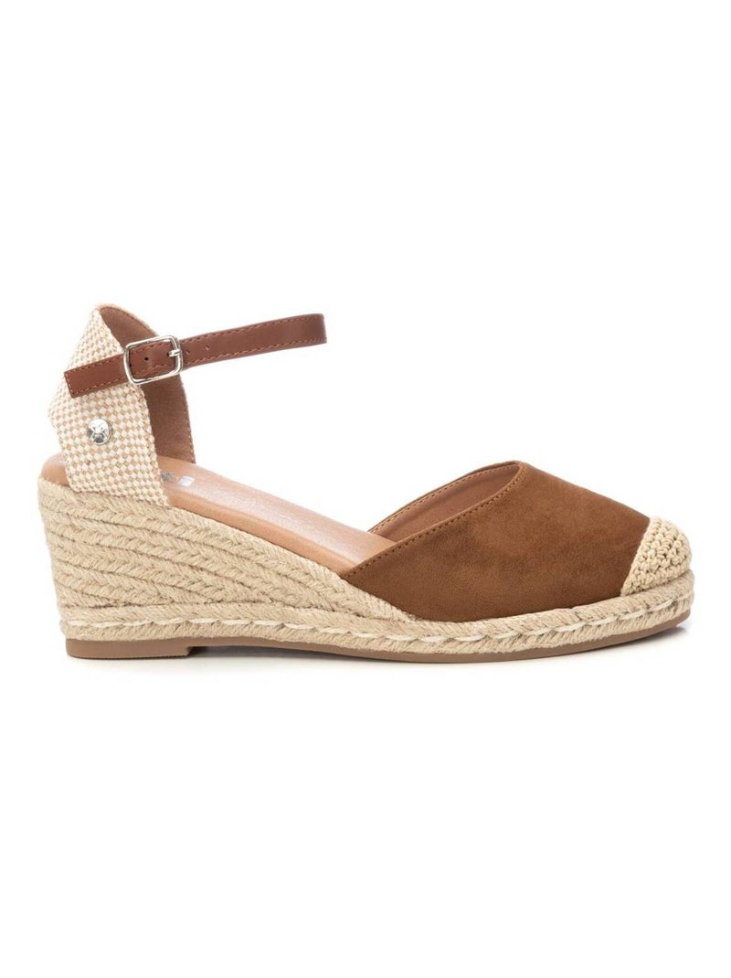 Chaussures décontractées à boucle et semelle compensée Taupe - Kiabi