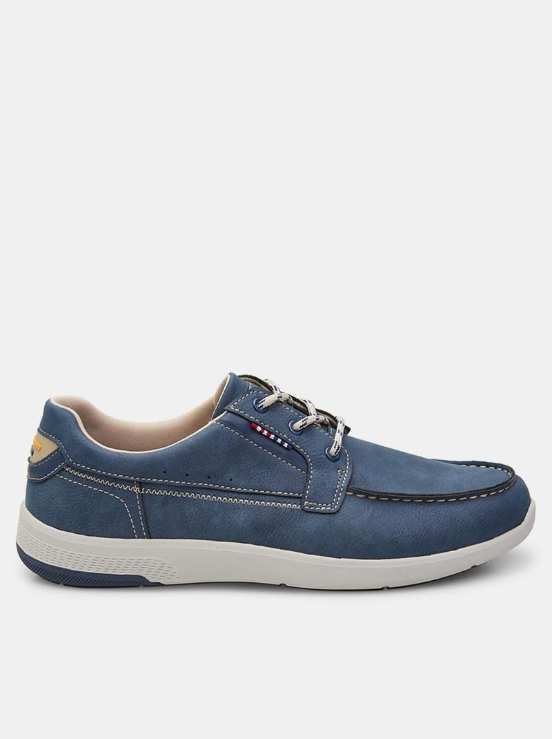 Chaussures décontractées à lacets comfortables BATA Bleu - Kiabi