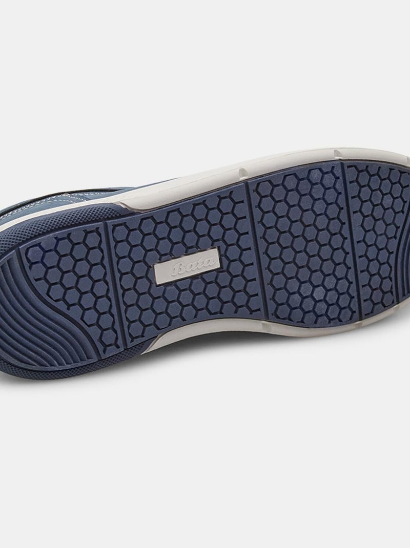 Chaussures décontractées à lacets comfortables BATA Bleu - Kiabi