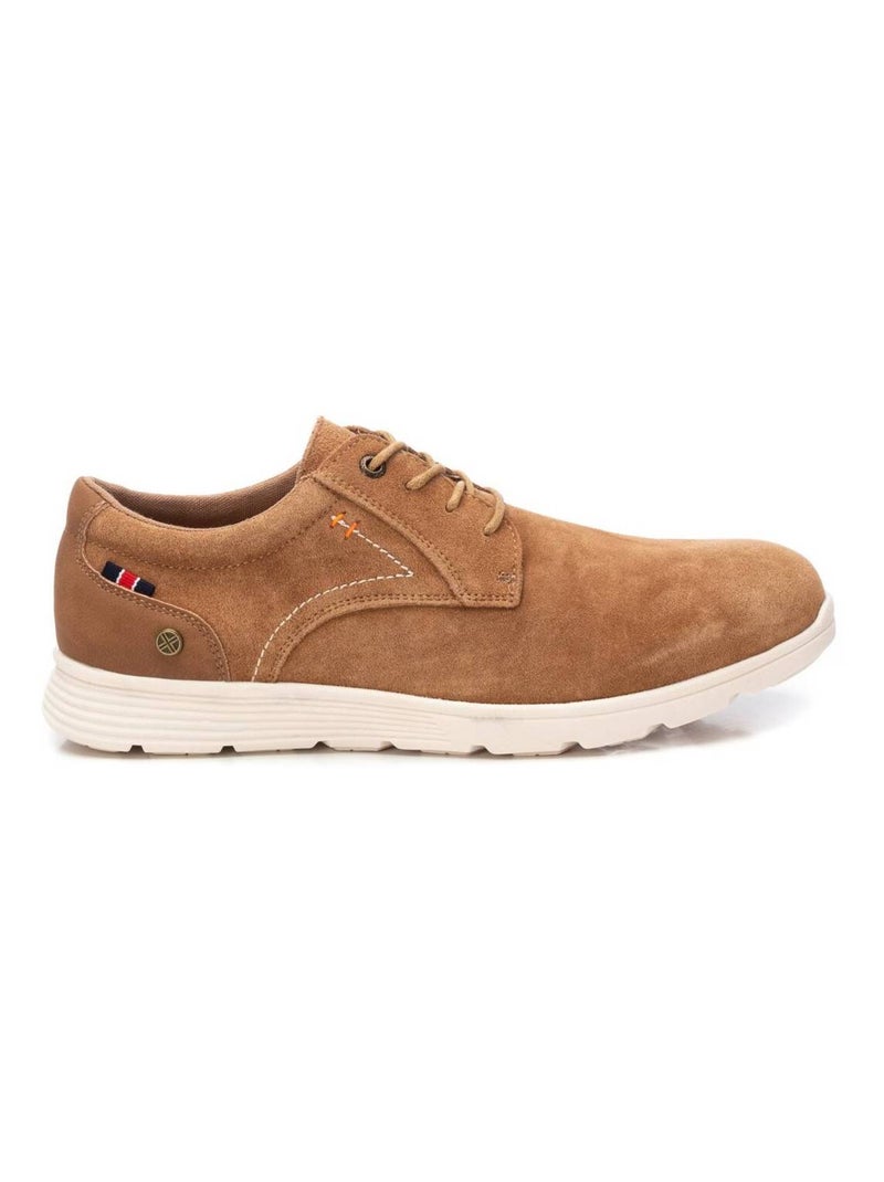 Chaussures décontractées basses à lacets Camel - Kiabi