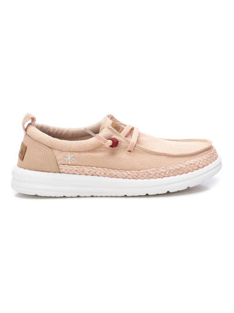 Chaussures décontractées basses à lacets Crème - Kiabi