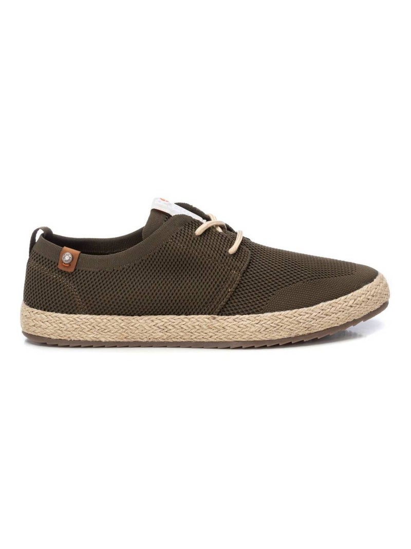 Chaussures décontractées basses à lacets Kaki - Kiabi