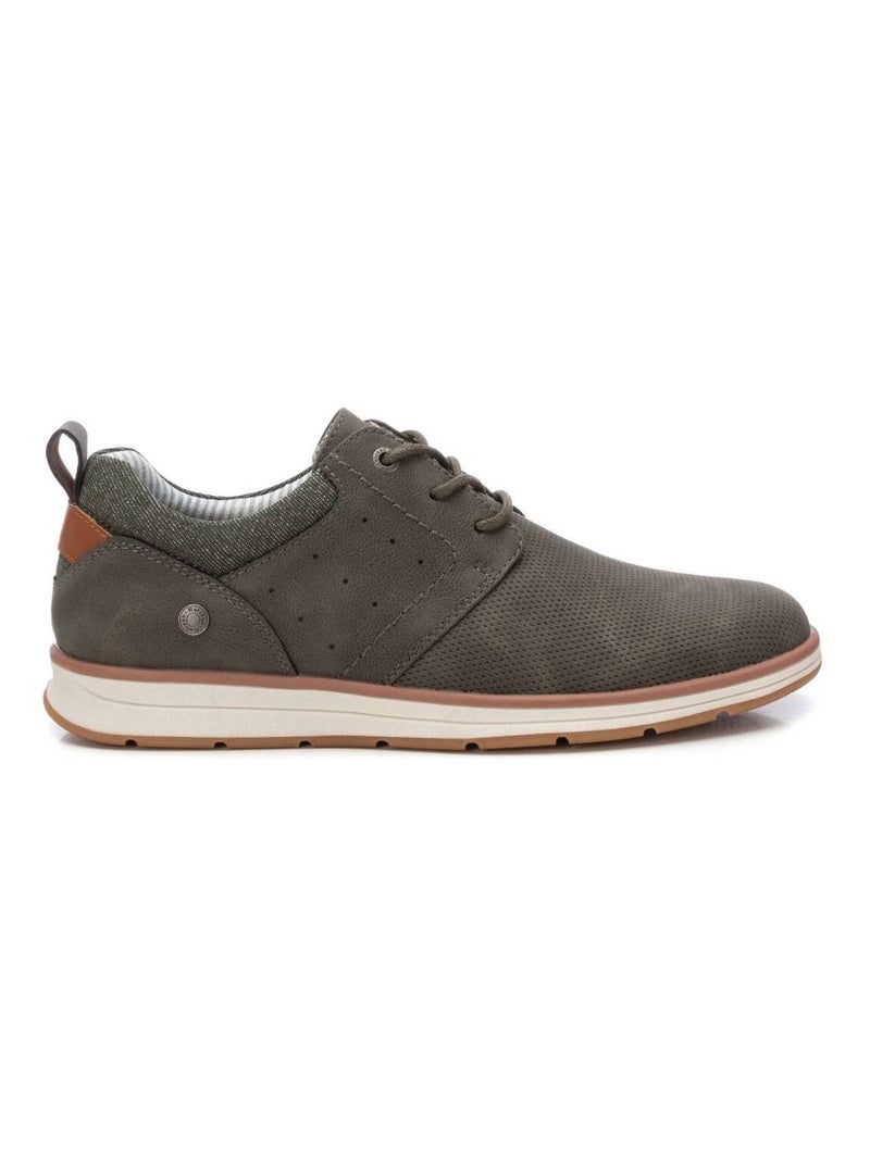 Chaussures décontractées basses à lacets Kaki - Kiabi