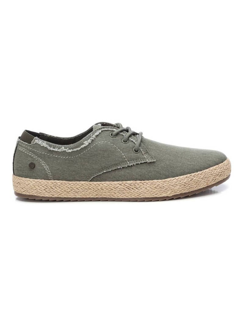 Chaussures décontractées basses à lacets Kaki - Kiabi