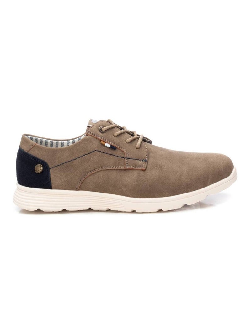 Chaussures décontractées basses à lacets Taupe - Kiabi