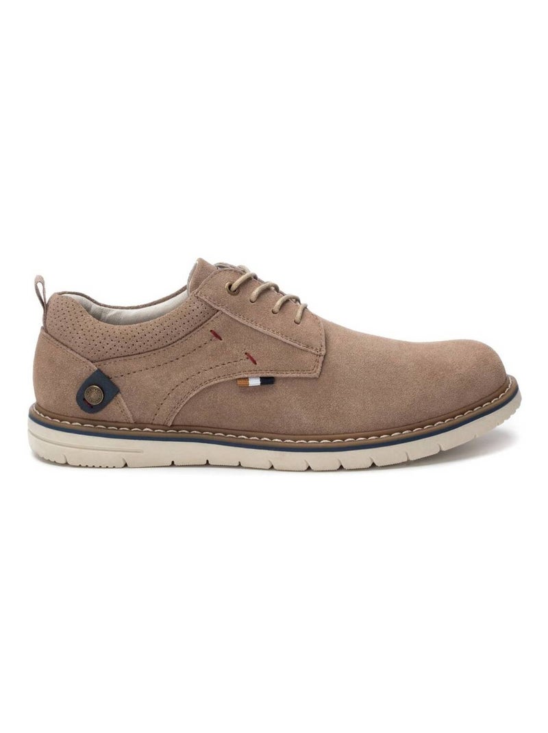 Chaussures décontractées basses à lacets Taupe - Kiabi