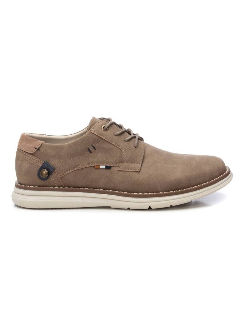 Chaussures décontractées basses à lacets Taupe - Kiabi