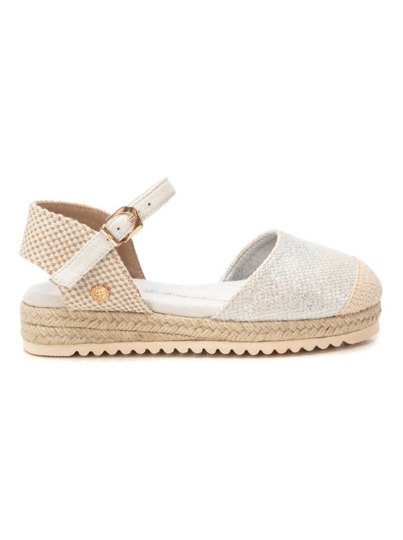 Chaussures décontractées montantes à semelle compensée Argent - Kiabi