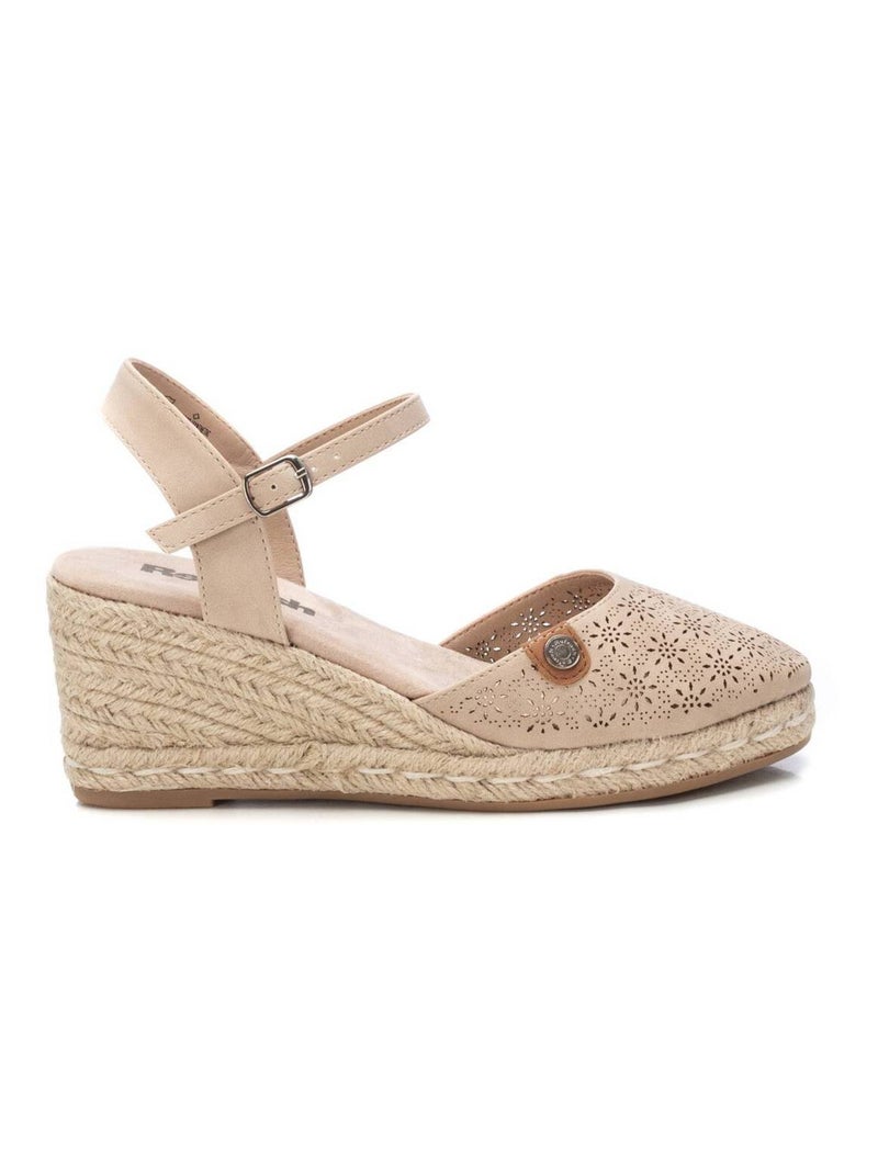 Chaussures décontractées montantes à semelle compensée Beige - Kiabi