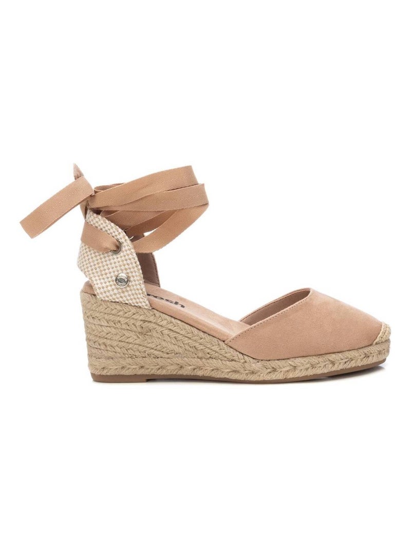 Chaussures décontractées montantes à semelle compensée Beige - Kiabi