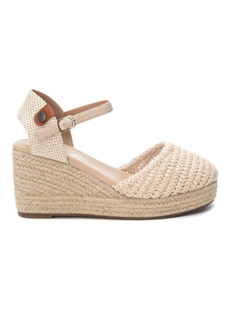 Chaussures décontractées montantes à semelle compensée Beige - Kiabi