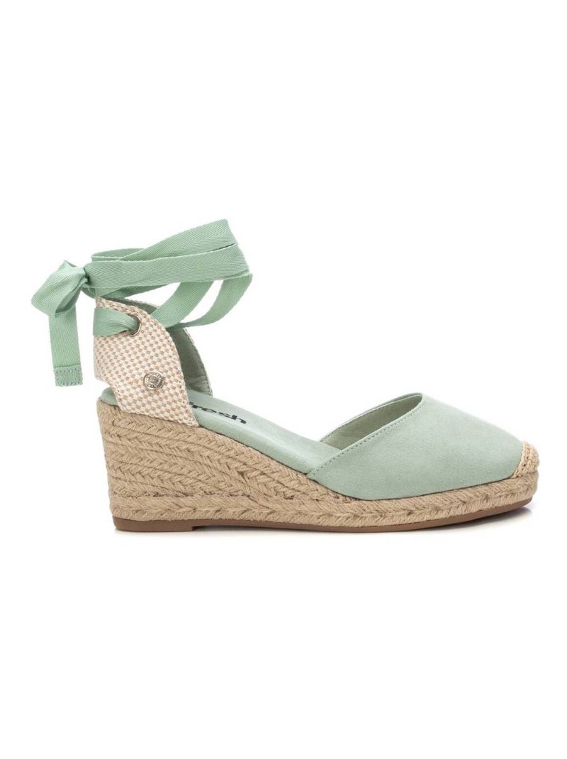 Chaussures décontractées montantes à semelle compensée Bleu azur - Kiabi