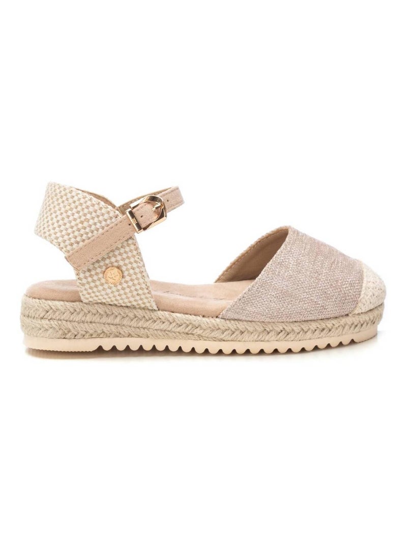 Chaussures décontractées montantes à semelle compensée Crème - Kiabi