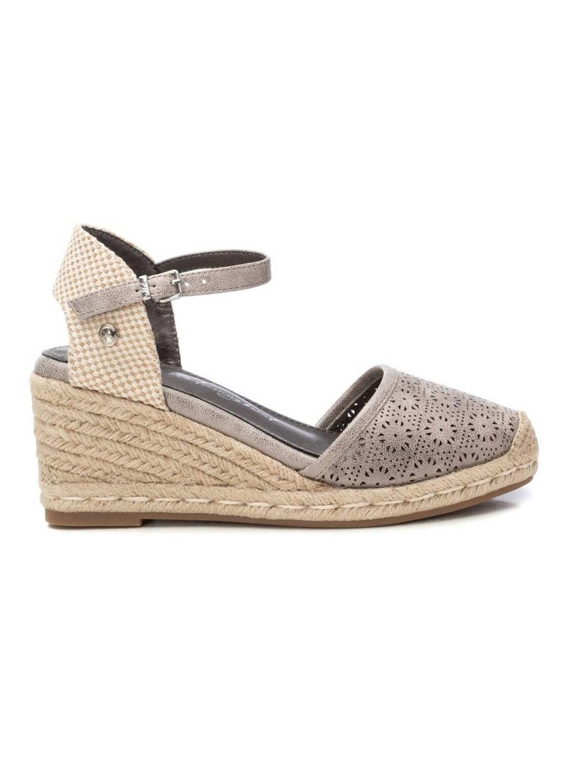 Chaussures décontractées montantes à semelle compensée Gris Gris - Kiabi