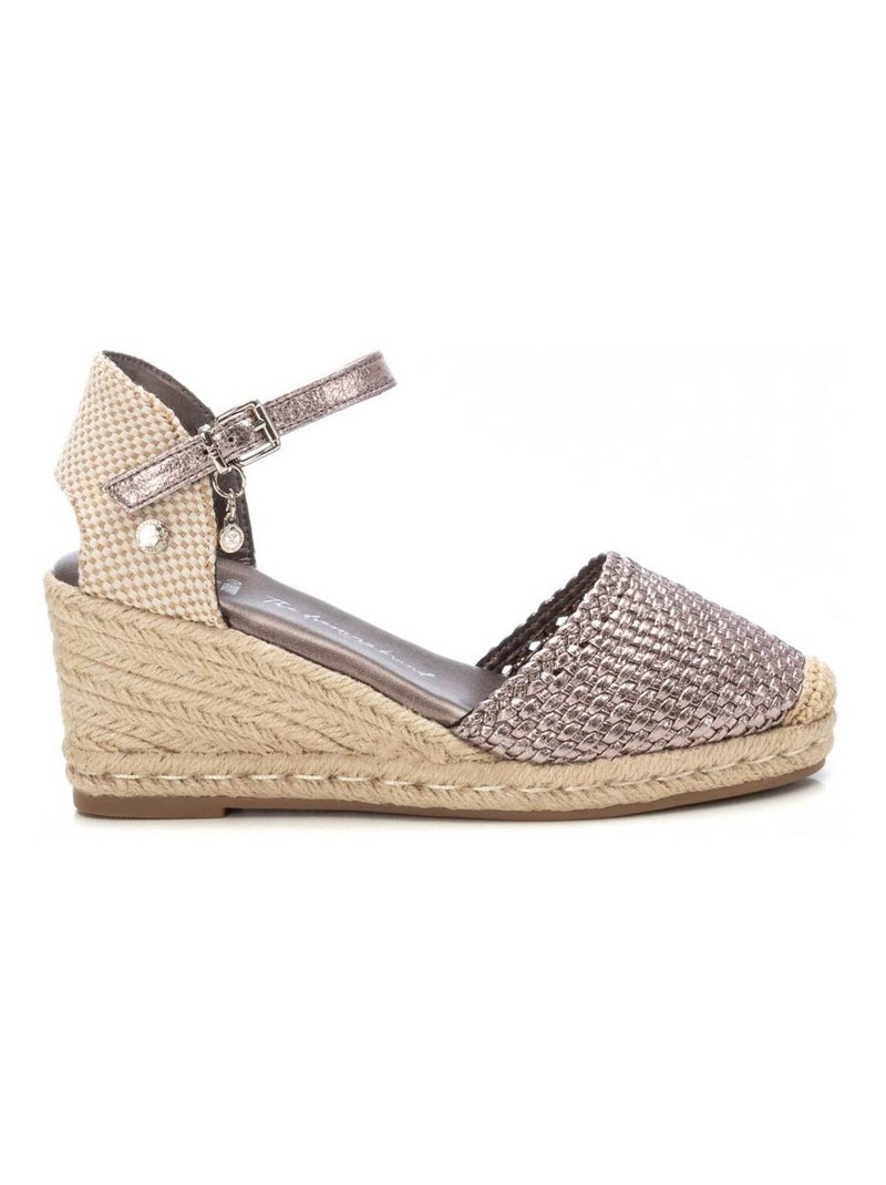 Chaussures décontractées montantes à semelle compensée Gris Gris - Kiabi