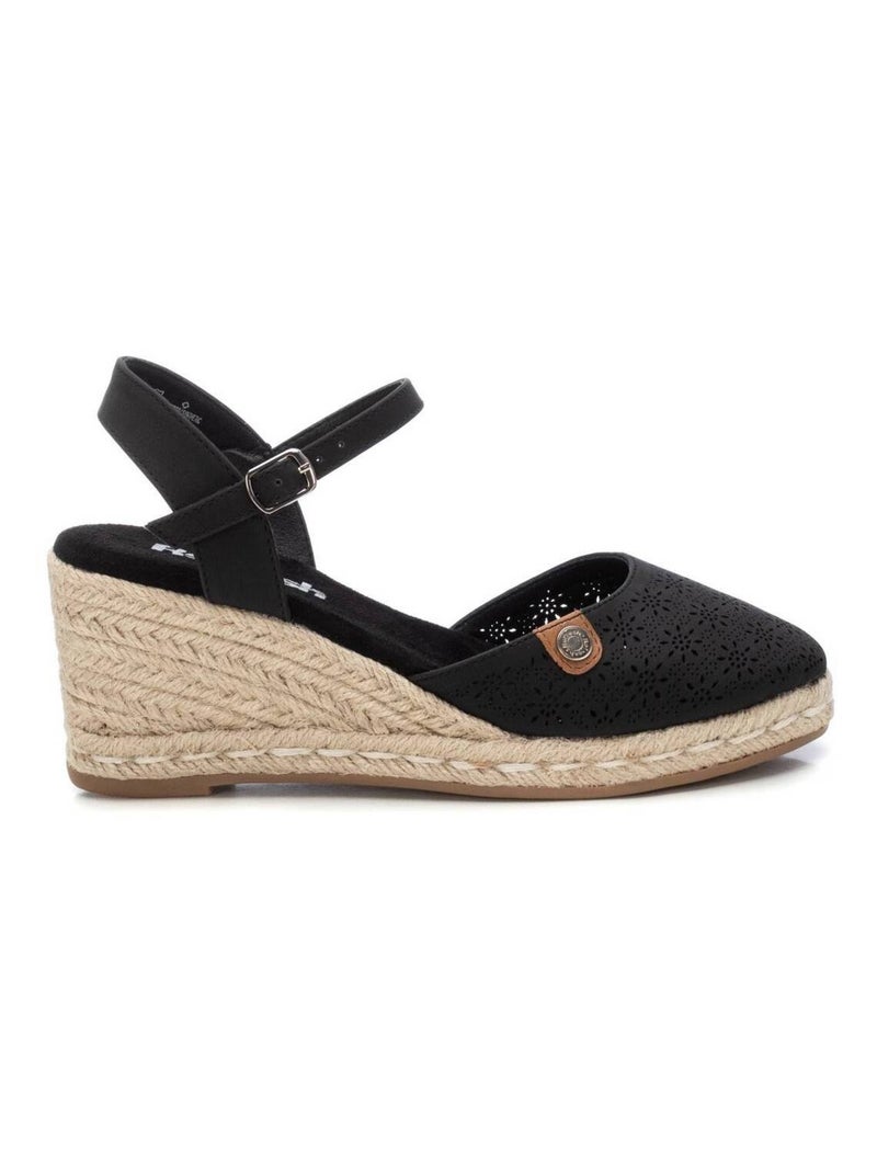 Chaussures décontractées montantes à semelle compensée Noir - Kiabi