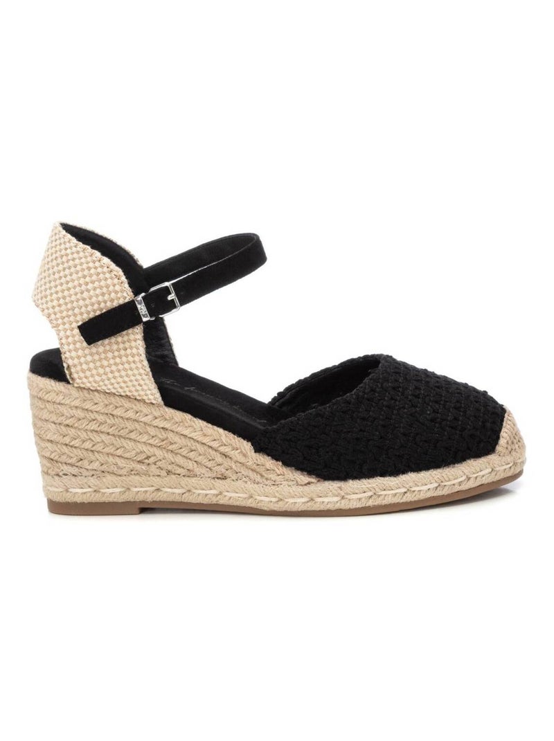 Chaussures décontractées montantes à semelle compensée Noir - Kiabi