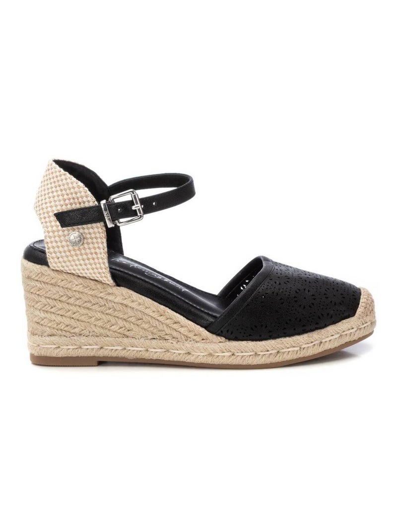 Chaussures décontractées montantes à semelle compensée Noir - Kiabi