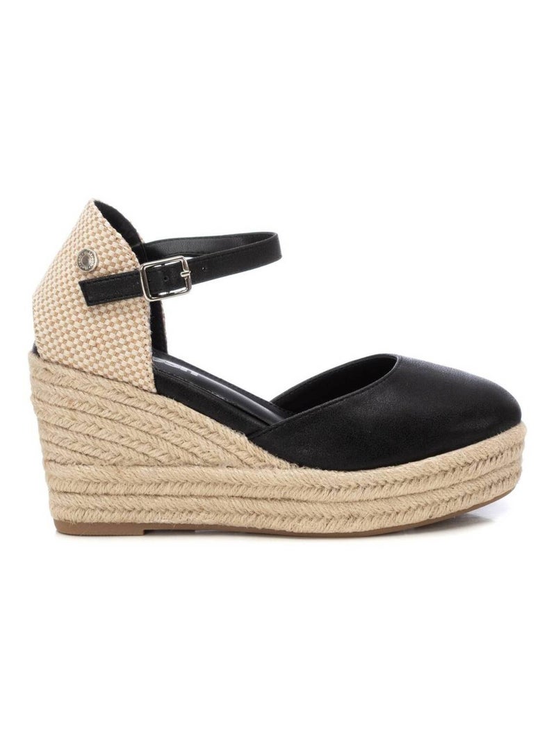 Chaussures décontractées montantes à semelle compensée Noir - Kiabi