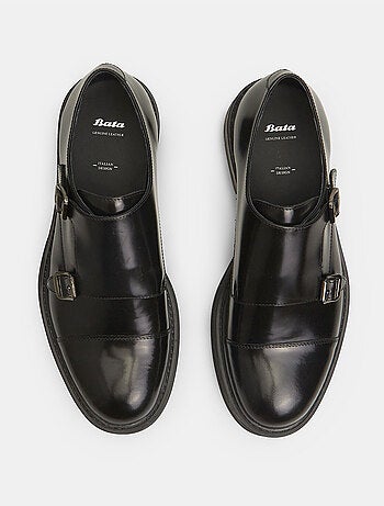 Chaussures élégantes en cuir avec doubles boucles BATA