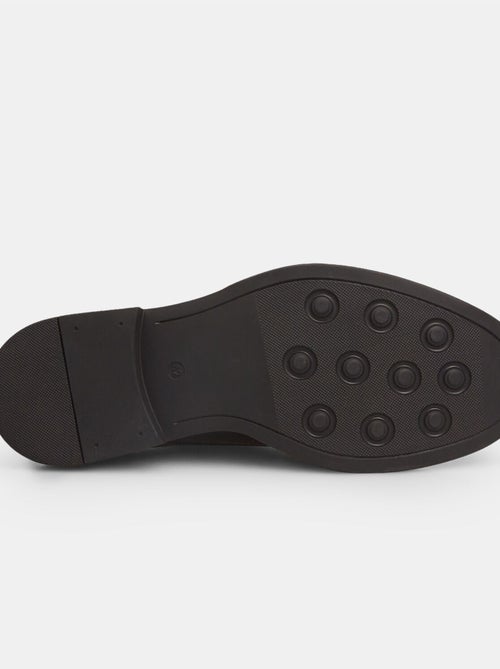 Chaussures élégantes en cuir avec doubles boucles BATA - Kiabi