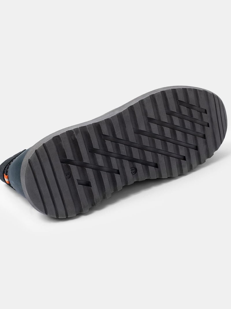 Chaussures en cuir à lacets jusqu'à la cheville BATA Bleu - Kiabi