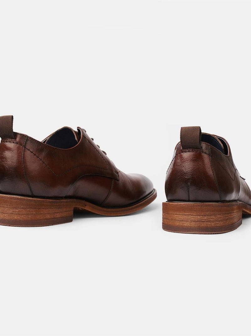 Chaussures en cuir à lacets s BATA Bronze - Kiabi