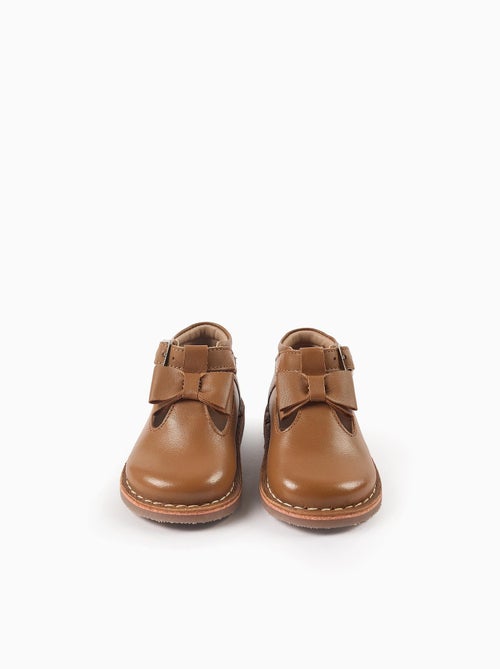 Chaussures en Cuir avec Nœud Mary Jane - Kiabi