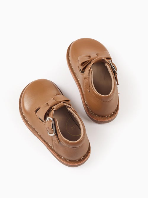 Chaussures en Cuir avec Nœud Mary Jane - Kiabi