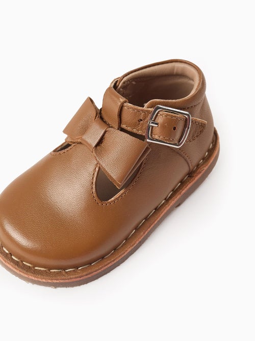 Chaussures en Cuir avec Nœud Mary Jane - Kiabi