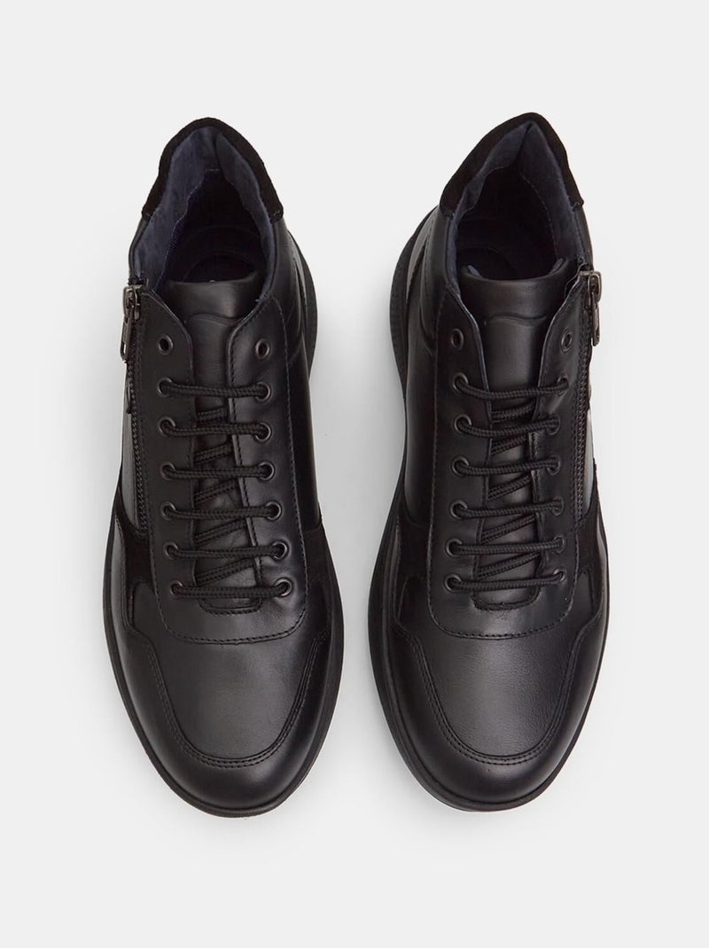 Chaussures en cuir Bata Comfit Noir - Kiabi