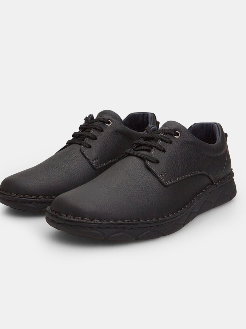 Chaussures en cuir Bata Comfit Noir - Kiabi