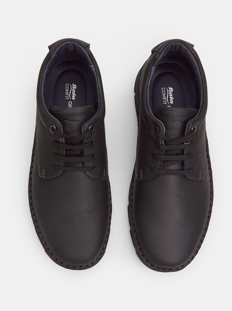 Chaussures en cuir Bata Comfit Noir - Kiabi