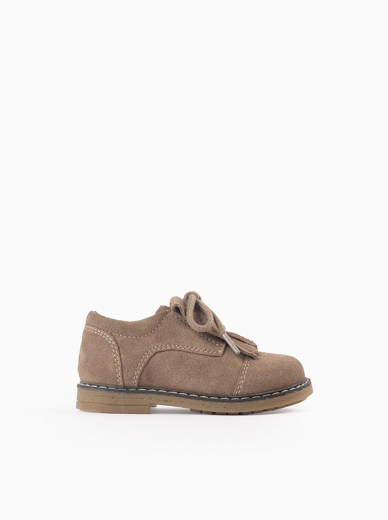 Chaussures en Daim à Franges Beige clair - Kiabi