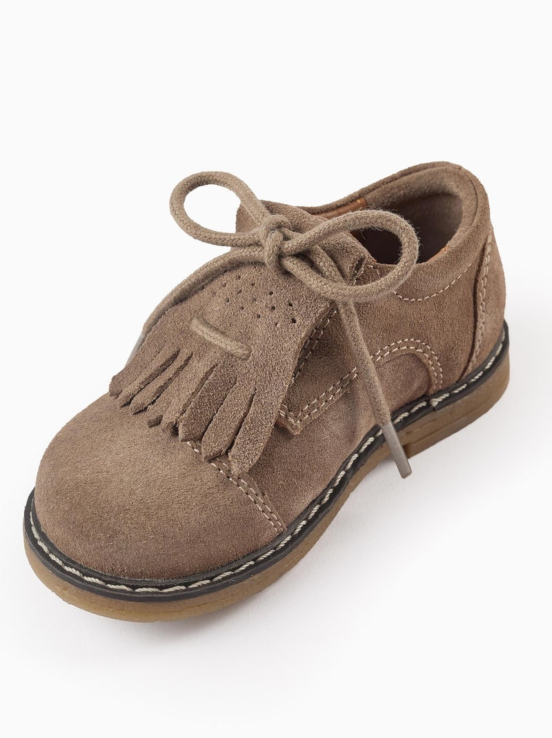 Chaussures en Daim à Franges Beige clair - Kiabi