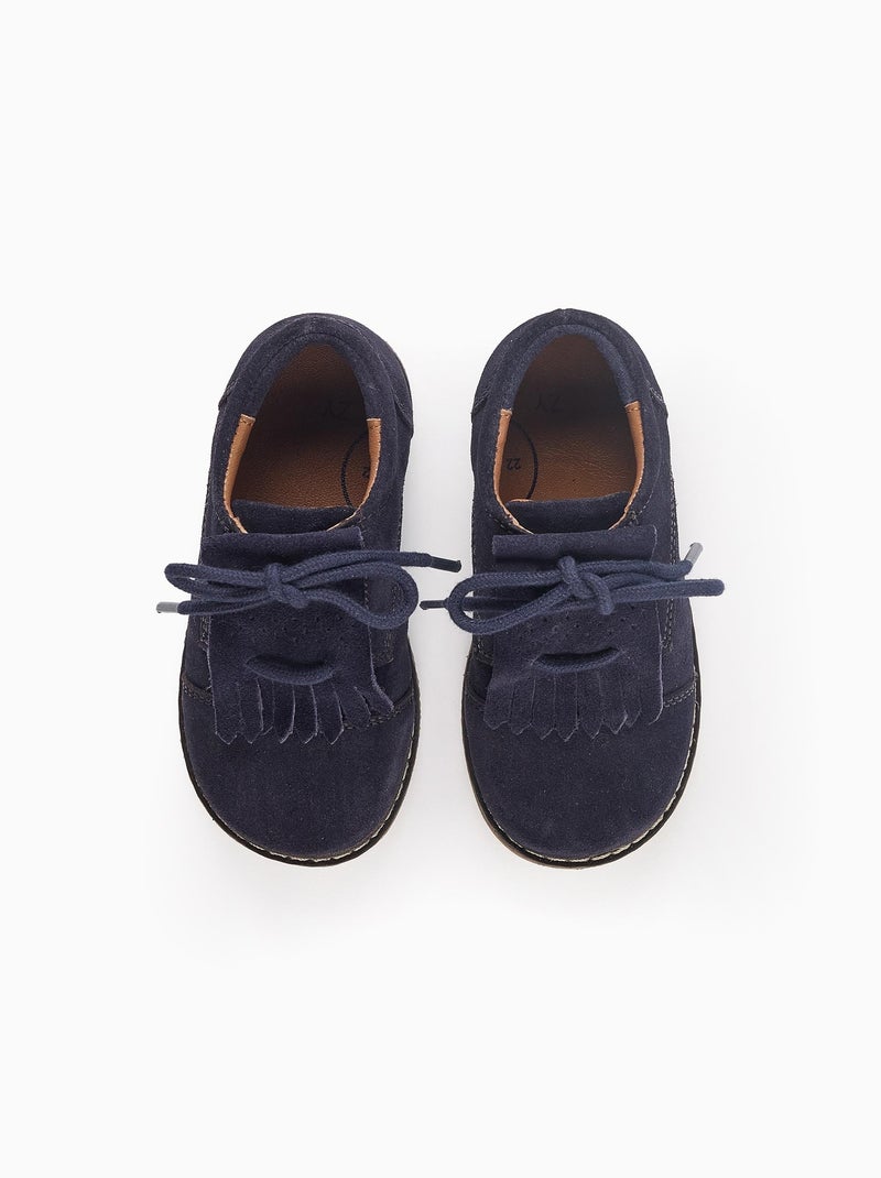 Chaussures en Daim à Franges Bleu foncé - Kiabi