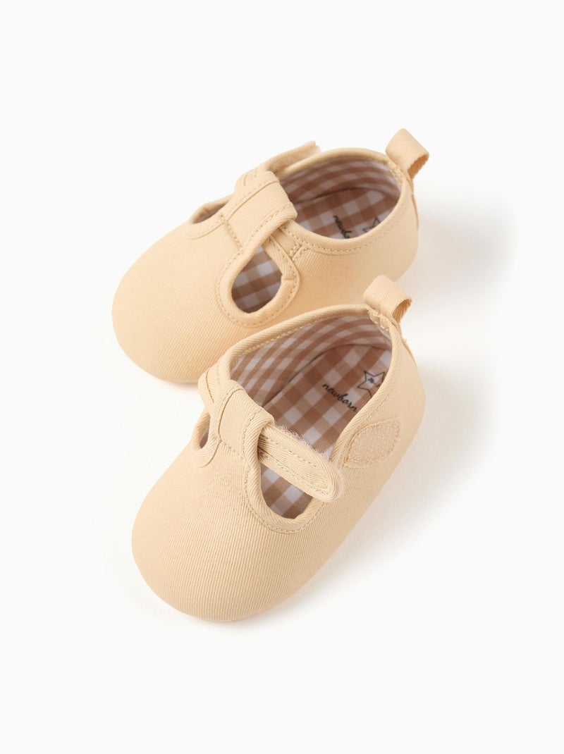 Chaussures en sergé avec doublure Beige clair - Kiabi