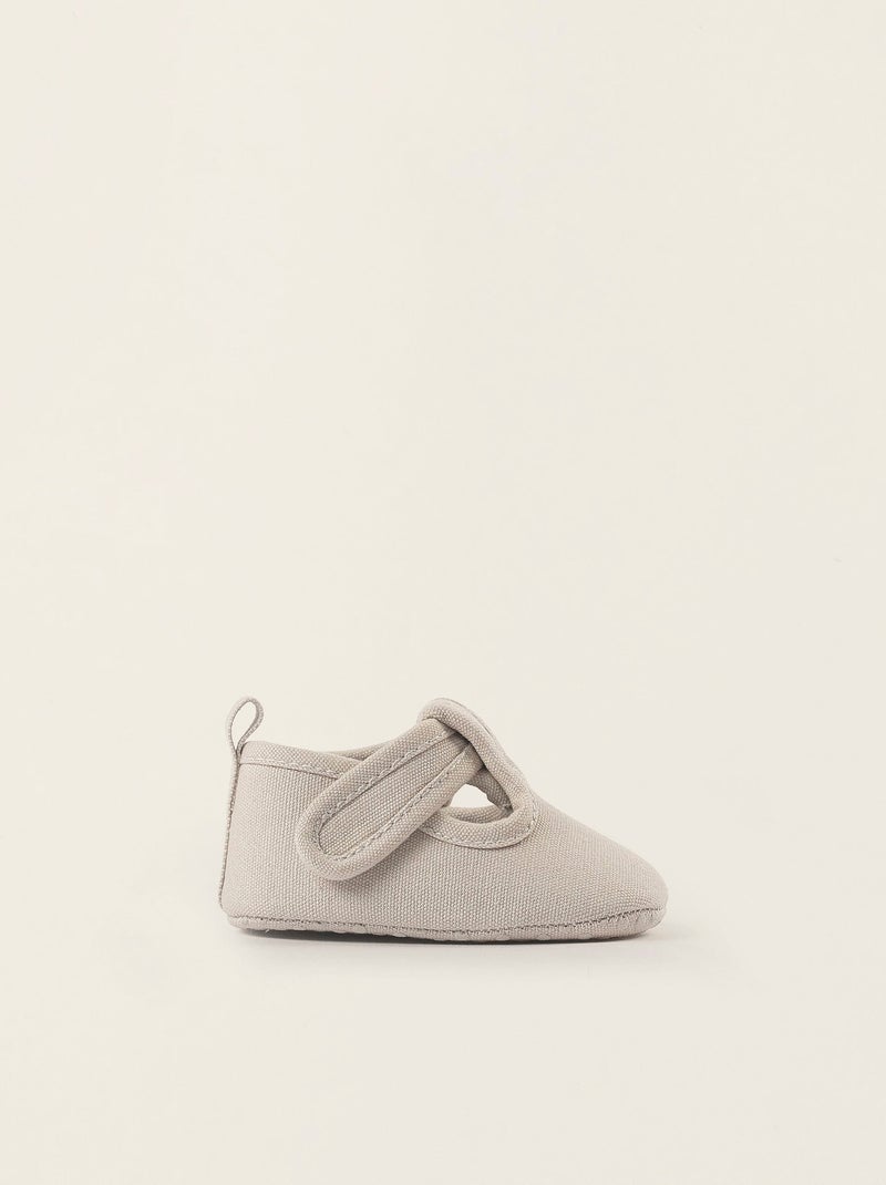 Chaussures en Sergé Gris clair - Kiabi