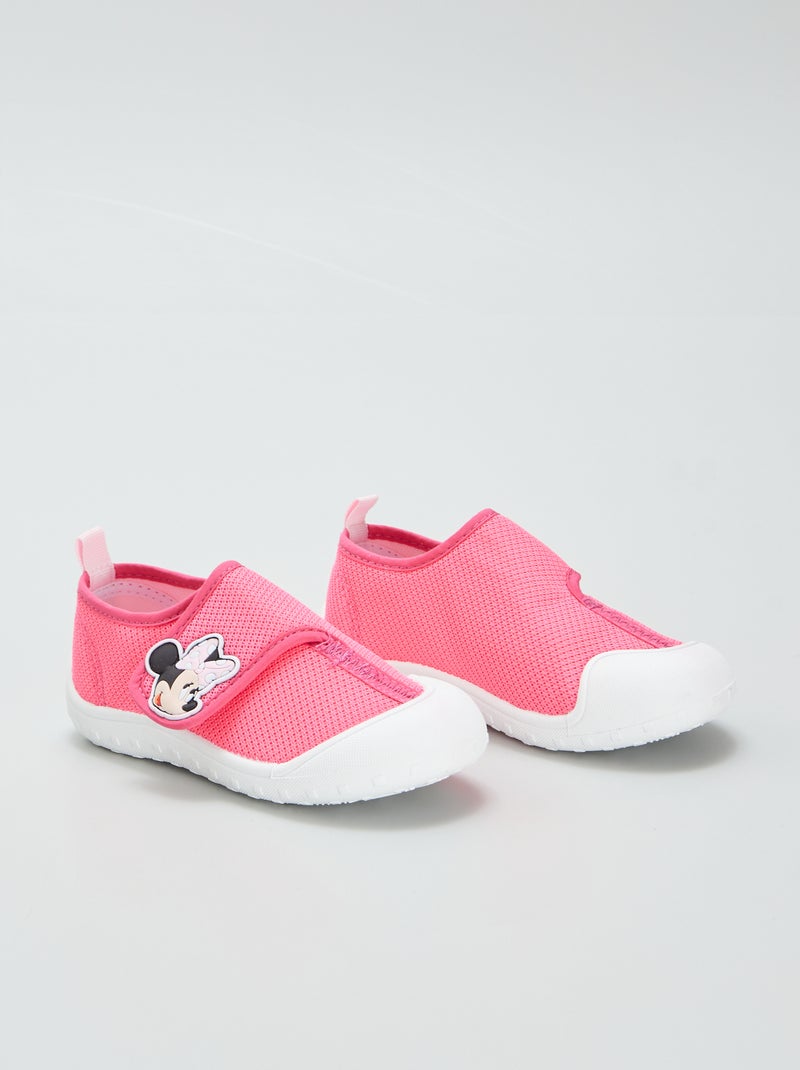 Chaussures en tissu 'Mnnie' Rose - Kiabi