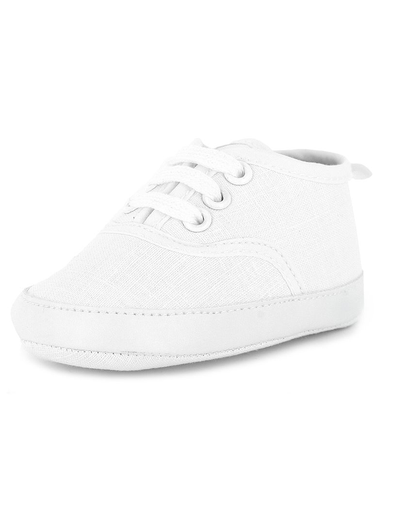 Chaussures en toile blanc - Kiabi