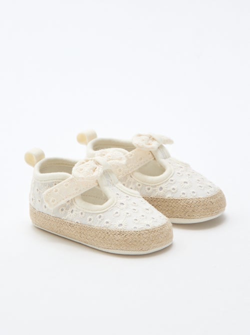 Chaussures en toile macramé - Kiabi