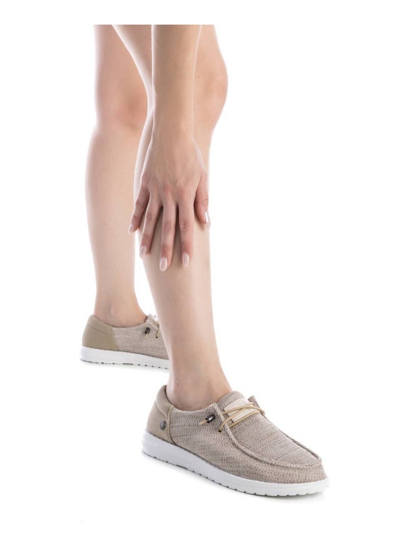 Chaussures femme à lacets Beige - Kiabi