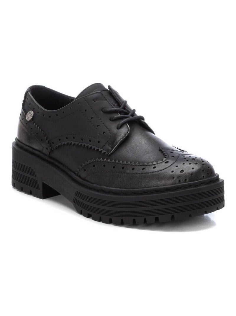 Chaussures femme à lacets Noir - Kiabi