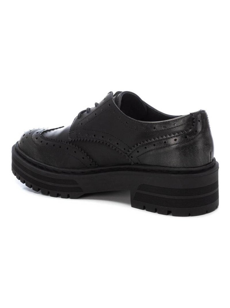 Chaussures femme à lacets Noir - Kiabi