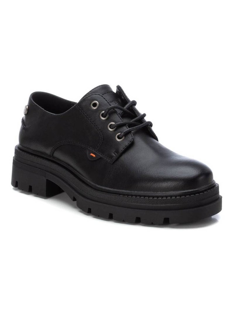 Chaussures femme à lacets Noir - Kiabi