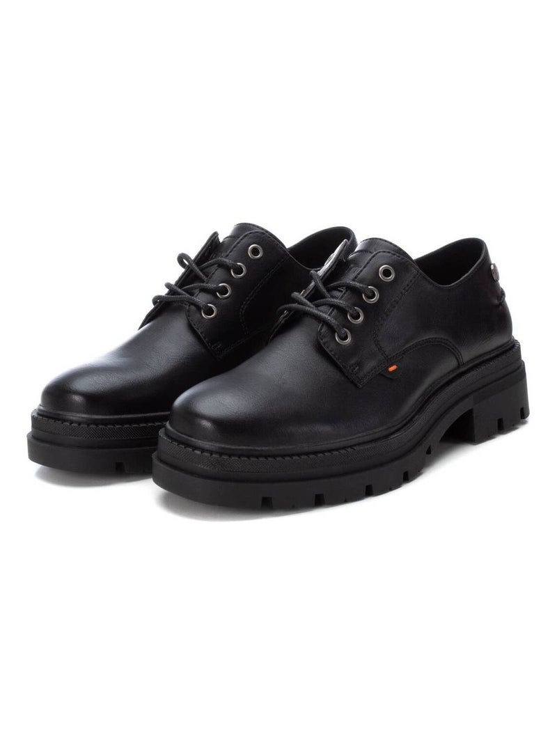 Chaussures femme à lacets Noir - Kiabi