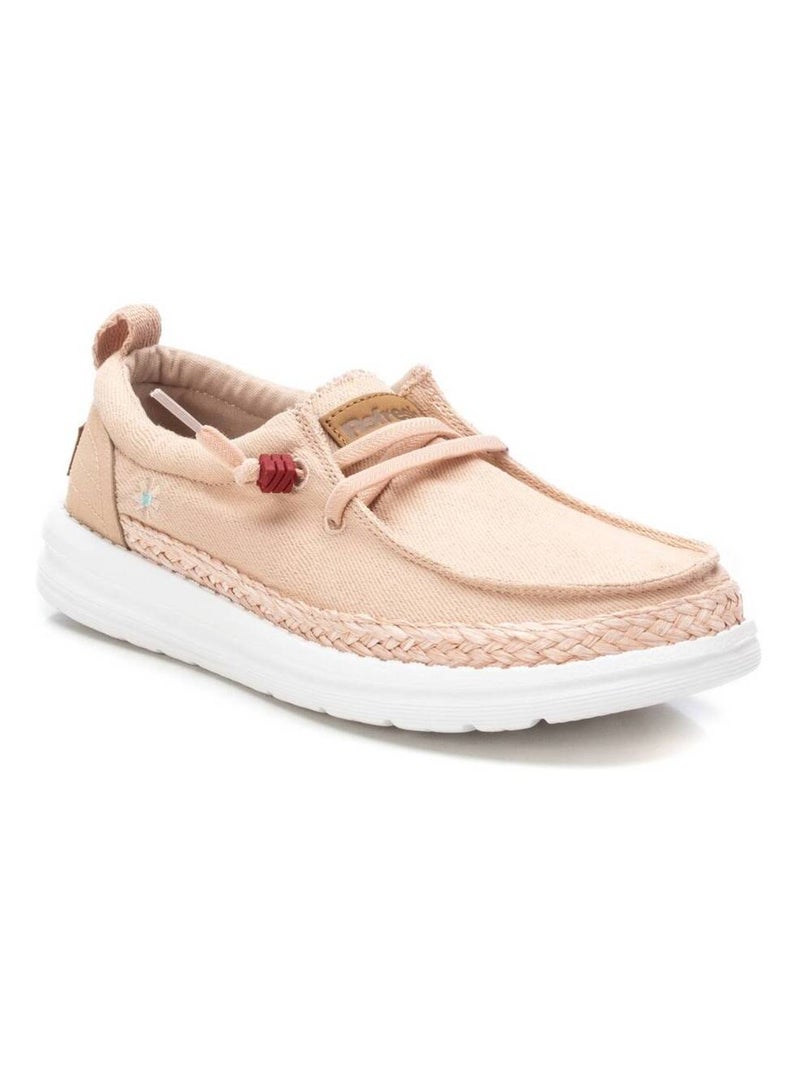 Chaussures femme en toile Crème - Kiabi