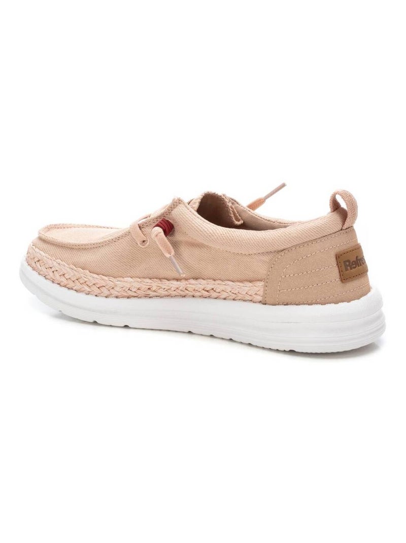 Chaussures femme en toile Crème - Kiabi
