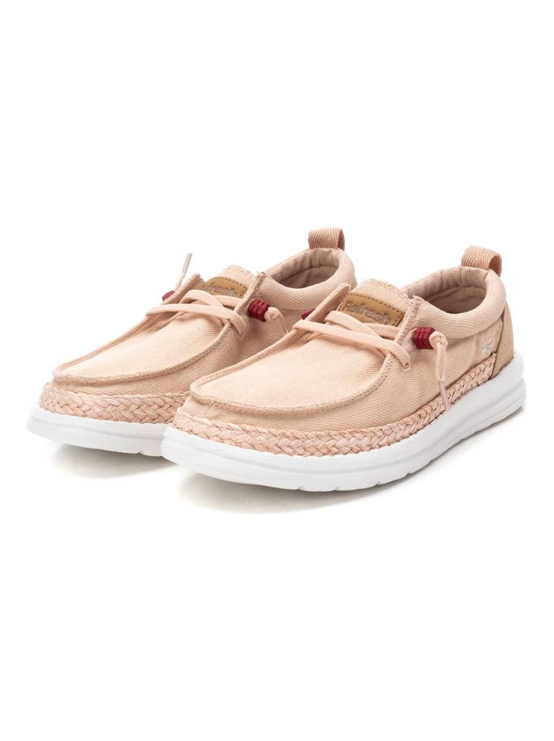 Chaussures femme en toile Crème - Kiabi