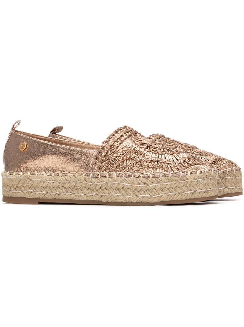 Chaussures femme métallisées Crème - Kiabi